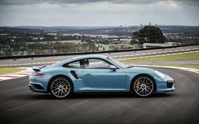 2015, racing track, coupe, porsche 911, sports coupe, blue porsche