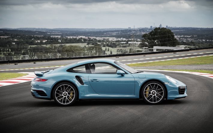 2015, piste de course, coup&#233;, porsche 911, coup&#233; sport, blue porsche