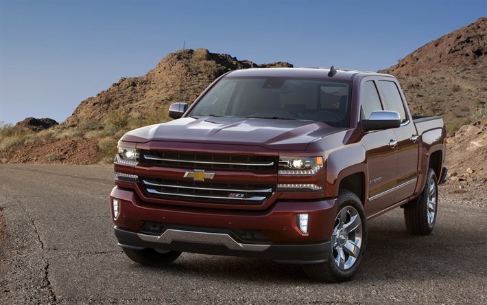 chevrolet silverado, ltz, 2015, ramassage, z71