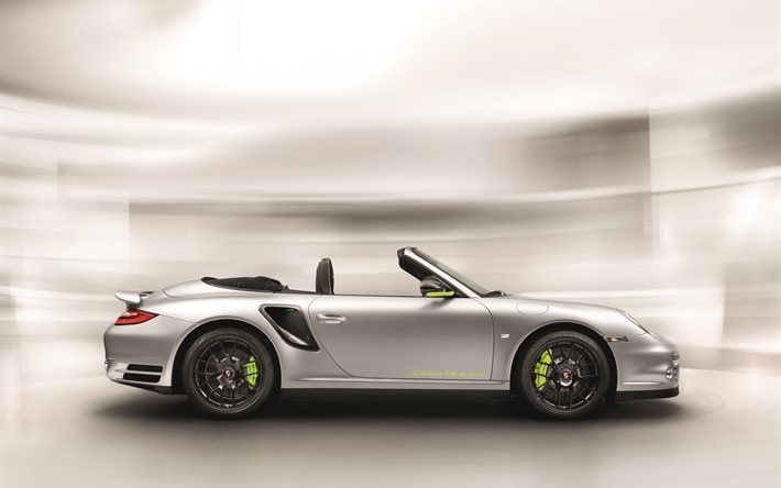 2015, porsche 911, convertibile, sport coupe, verde pinza