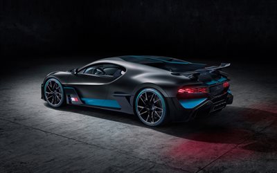 4k, Bugatti Divo, takaa katsottuna, hypercars, 2018 autoja, uusi Divo, superautot, Bugatti