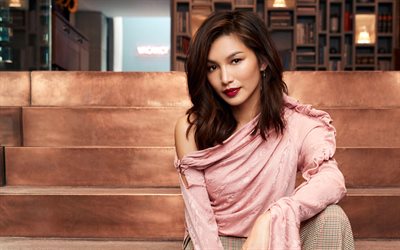 4k, جيما تشان, 2018, الممثلة الإنجليزية, الجمال, التقطت الصور, نجوم السينما