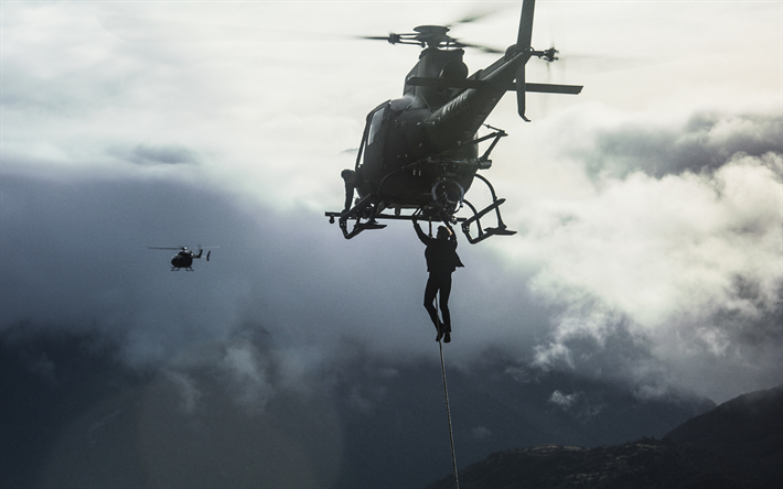 مهمة مستحيلة تداعيات, 2018, توم كروز, المشهد مع طائرة هليكوبتر, الأفلام الجديدة, screenshots, ملصق, الترويجي