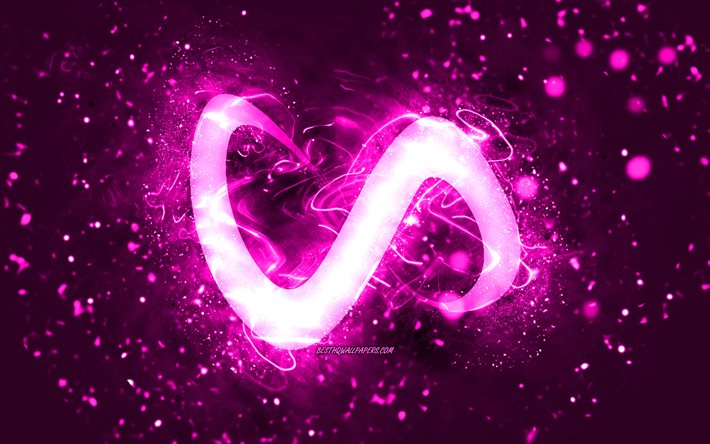 DJ Snake purple logo, 4k, Norwegian DJs, purple neon lights, creative, purple abstract background, William Sami Etienne Grigahcine, DJ Snake logo, music stars, DJ Snake