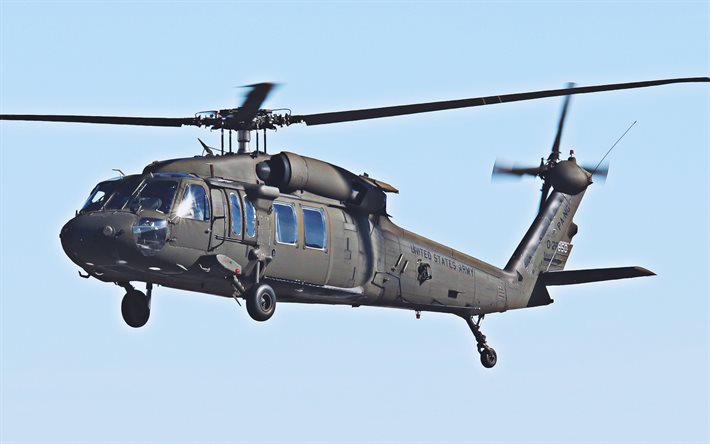 Sikorsky UH-60 Blackhawk, NATO, combat aircraft, UH-60 BlackHawk, attack helicopters, US Army, Sikorsky, Flying UH-60