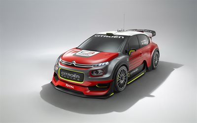 Citroen C3, 2016, WRC, ralli, Citroen tuning, spor araba
