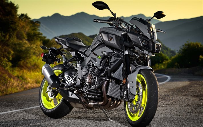 Yamaha FZ-10, 2017, negro, Yamaha, color negro, de la motocicleta, la nueva Yamaha