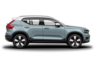 Volvo XC40, 2018, 4k, new cars, crossovers, Swedish cars, side view XC40, Volvo