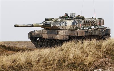 Leopardo 2A5DK, tanques, 4k, el Real Ej&#233;rcito dan&#233;s