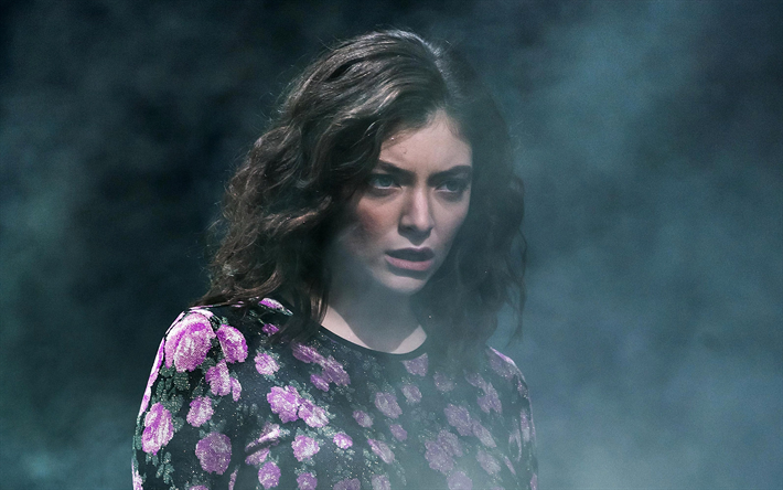 Lorde, Nya Zeeland s&#229;ngerska, 4k, portr&#228;tt, Ella OConnor