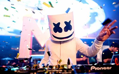 DJ, Marshmello, m&#250;sico, clube nocturno, a dj console, superstars, DJ Marshmello