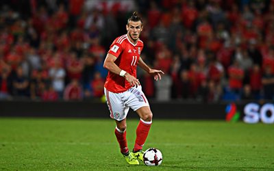Gareth Bale, 4k, Wales national football team, football game, Welsh football player, soccer star