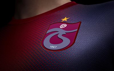 Trabzonspor FC, fan art, logo, Super Lig, Turkish football club, uniform, football, soccer, Trabzon, Turkey