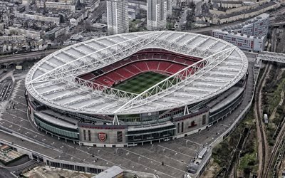 Emirates Stadium, English Football Stadium, London, England, UK, Premier League, modern sports arena