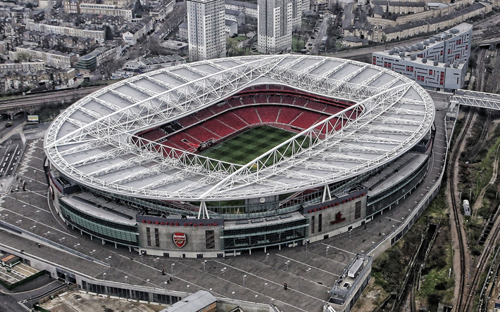 L&#39;Emirates Stadium, les anglais Football Stadium, Londres, Angleterre, royaume-UNI, Premier League, moderne sports arena