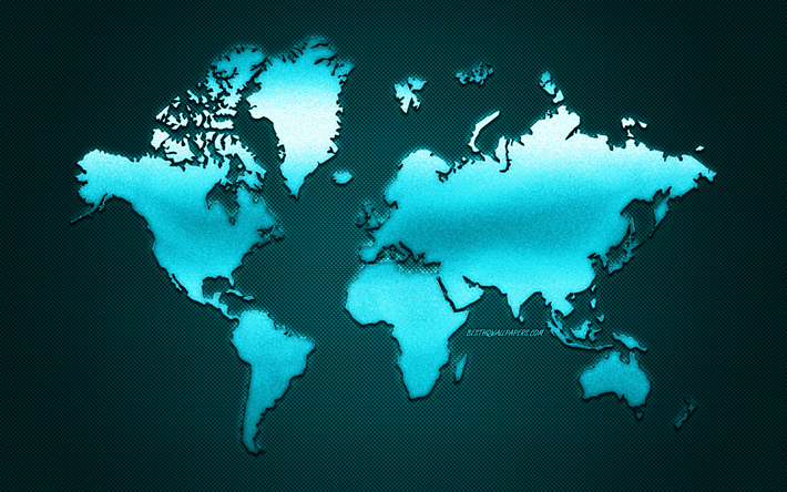 ダウンロード画像 青独創的な世界地図 金属の世界地図 ブラックカーボンの背景 世界地図概念 背景の世界地図 フリー のピクチャを無料デスクトップの壁紙