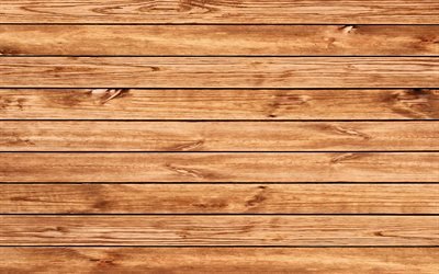 horizontal, planches de bois, 4k, macro, en bois brun texture, en bois, lignes, en bois brun origines, les textures de bois, b&#251;ches de bois, brun origines