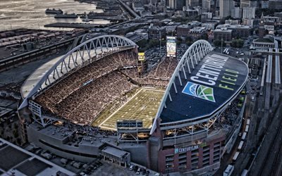 CenturyLink Field, Seattle, Washington, USA, Seattle Seahawks stadium, american football stadium, NFL, National Football League, Seattle Sounders FC stadium, Major League Soccer, MLS