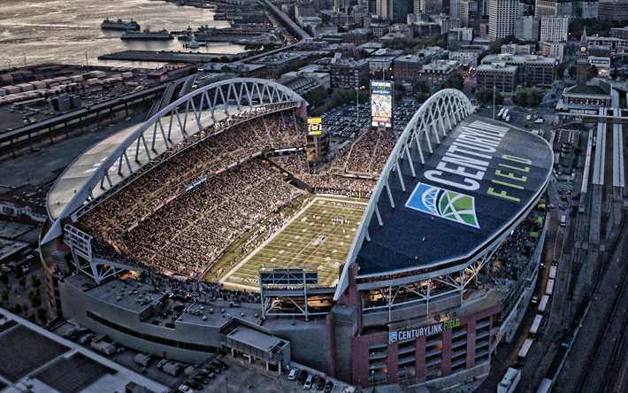 CenturyLink Field, Seattle, Washington, ABD, Seattle Seahawks Stadyumu, Amerikan Futbolu Stadyumu, NFL Ulusal Futbol Ligi, Seattle Sirenler FC Stadyumu, B&#252;y&#252;k Futbol Ligi, İLKAY