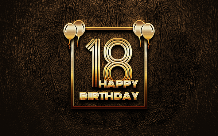 Happy 18th Birthday Pattern Design Vector Download