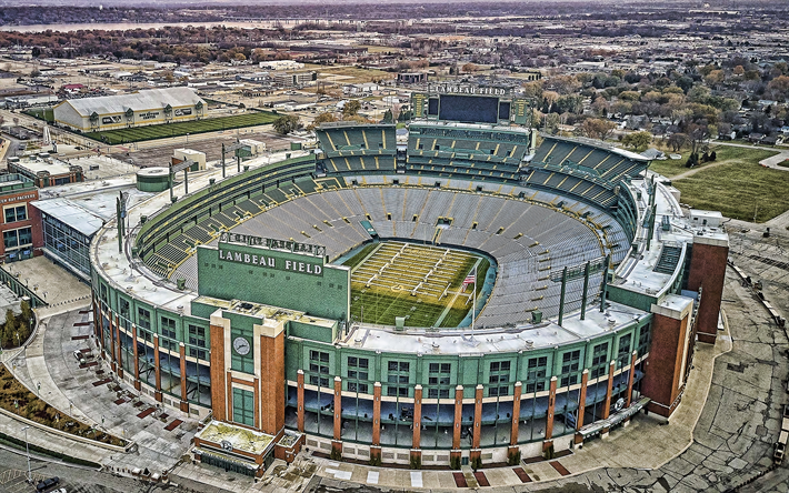 Lambeau Field, Green Bay Packers Est&#225;dio, Futebol americano, A Liga Nacional De Futebol, NFL, Green Bay, Wisconsin, EUA