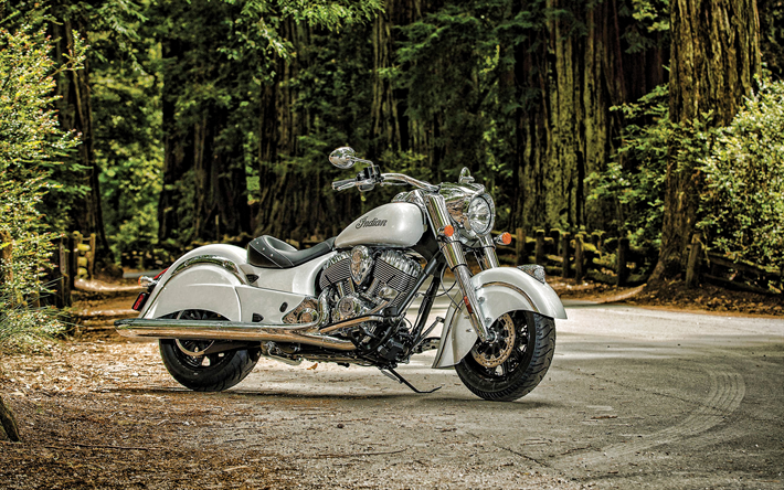 2020, Indian Chief Vintage, luxo branco motocicleta, branco novo Chefe Vintage, americana de motocicletas, Indian Motorcycle