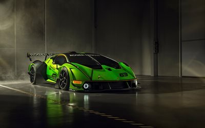Lamborghini Essenza SCV12, 4k, hipercoches, 2021 coches, supercoches, coches italianos, Lamborghini