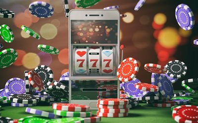 casino, 4k, chips, smartphone, gambling table, gambling, bokeh, casino concepts