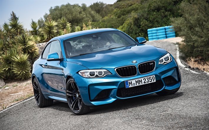 BMW M2, 2016 cars, coupe, sportcars, road, BMW