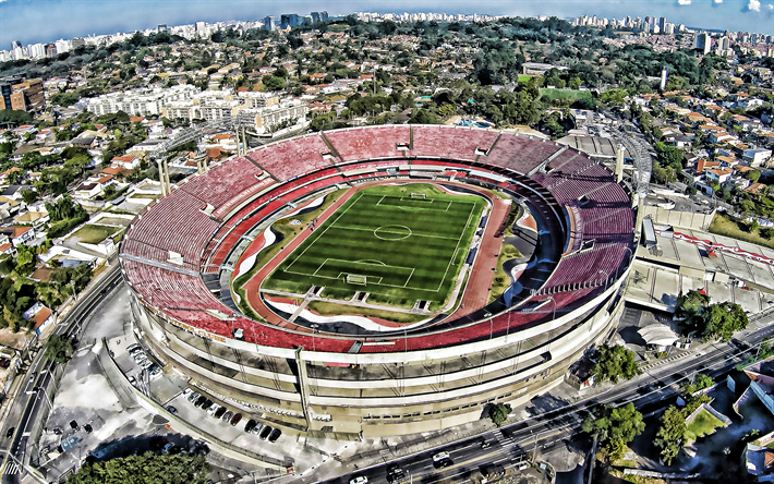 Morumbi, Brasile football stadium, top view, Sao Paulo FC Stadium, San Paolo, Brasile, stadio &quot; Estadio do Morumbi, Estadio Cicero Pompeu de Toledo