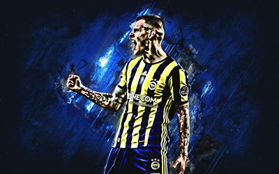 Martin Skrtel, blue stone, Fenerbahce SK, Slovak footballers, soccer, Skrtel, Turkish Super Lig, football, grunge, Fenerbahce FC, Turkey