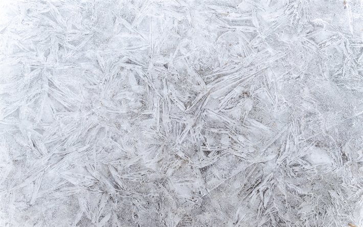 white ice pattern, 4k, macro, frosty patterns on glass, white ice background, frosty patterns, ice textures, frozen water textures, arctic texture