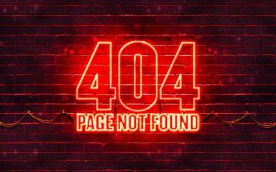 404-Sidan hittades inte r&#246;d logo, 4k, red brickwall, 404-Sidan hittades inte logotyp, varum&#228;rken, 404-Sidan hittades inte neon symbol, 404-Sidan hittades inte