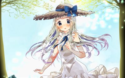 Meiko Honma, spring, Anohana, manga, Menma, Anohana characters, Honma Meiko