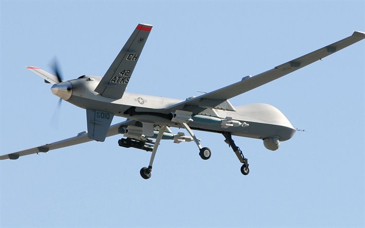 general atomics mq-1 predator, american unmanned aerial vehicle mq-1 predator, american ferngesteuerte flugzeuge, us air force