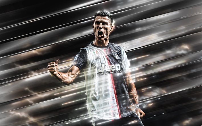 cristiano ronaldo, cr7, portr&#228;t, linien, hintergrund, portugiesischer fu&#223;ballspieler, juventus fc, - ziele, - welt fu&#223;ball stars