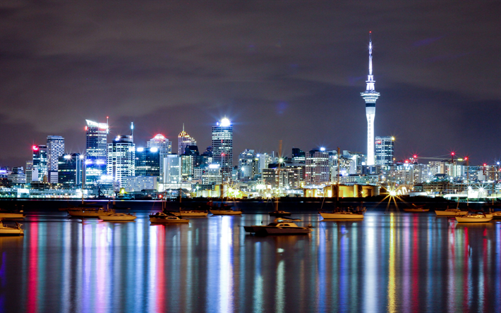 Auckland city lights night HD phone wallpaper  Peakpx