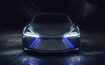 Lexus LS Concepto de 2018 coches, 4k, el Motor Show de Tokio, los coches japoneses, Lexus