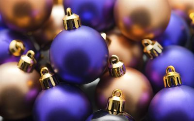 Christmas, christmas decorations, colorful balls, New Year, xmas