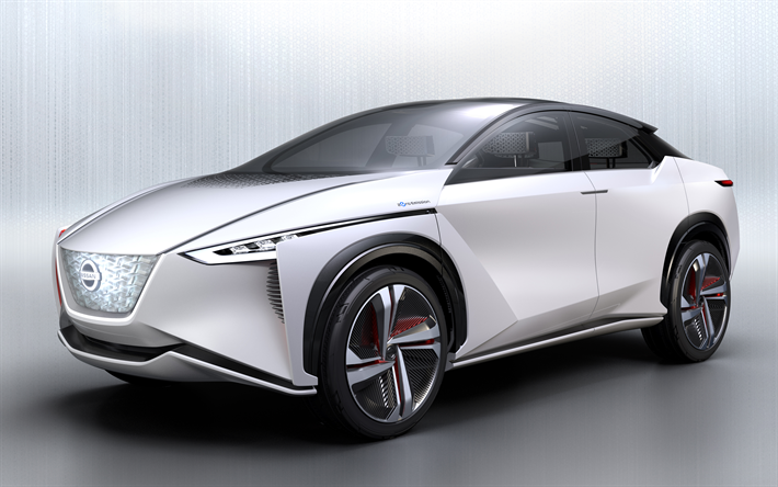 Download Wallpapers Nissan Imx 2017 Zero Emission 4k Electric