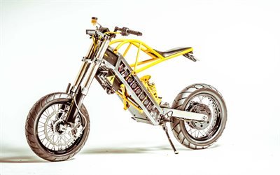 ExoDyne Elektrisk, 4k, 2017 cyklar, Alan Cross, elektriska motorcyklar