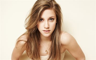 Lili Reinhart, American actress, portrait, brown-haired, beautiful young woman, young actresses