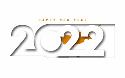 Felice Anno Nuovo 2022 Cipro, sfondo bianco, Cipro 2022, Cipro 2022 Anno nuovo, 2022 concetti, Cipro