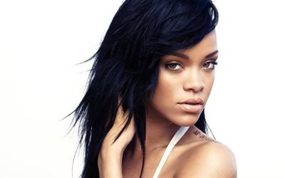 Rihanna, Robyn Rihanna Fenty, 4k, ritratto, servizio fotografico, make-up, la cantante Americana