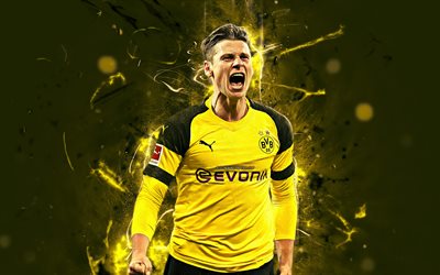 Lukasz Piszczek, joy, Borussia Dortmund FC, polish footballers, soccer, Piszczek, BVB, Bundesliga, football, neon lights