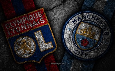 Download wallpapers Lyon vs Manchester City, Champions League, Group ...