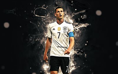 Julian Draxler, mittf&#228;ltare, Tyskland Landslaget, fan art, Draxler, fotboll, neon lights, Tysk fotboll, fotbollsspelare