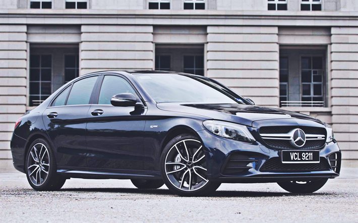 Mercedes-AMG C 43, 4k, 2020-autot, luksusautot, W205, MY-spec, 2020 Mercedes-Benz C-luokka, saksalaiset autot, Mercedes