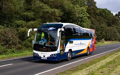Plaxton Elite Volvo B11R, autobus 2020, trasporto passeggeri, HDR, autobus passeggeri, Volvo