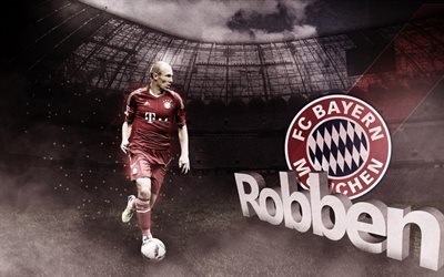 football, Arjen Robben, Bayern Munchen, Germany